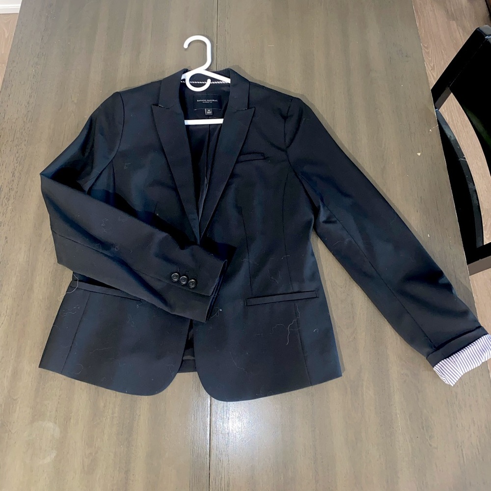 Banana republic suit jacket - black